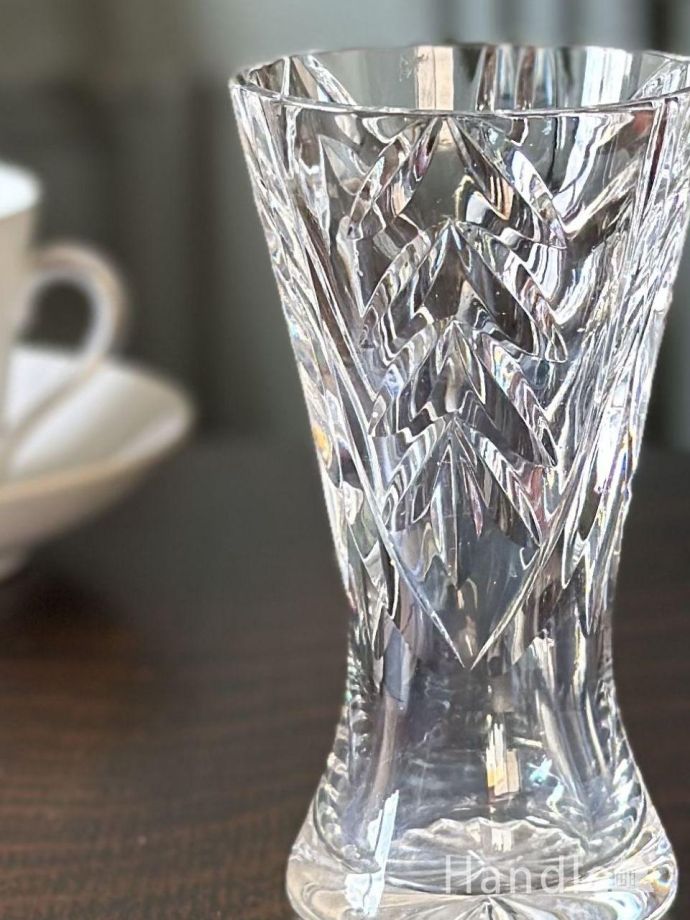 アンティークガラスの花器