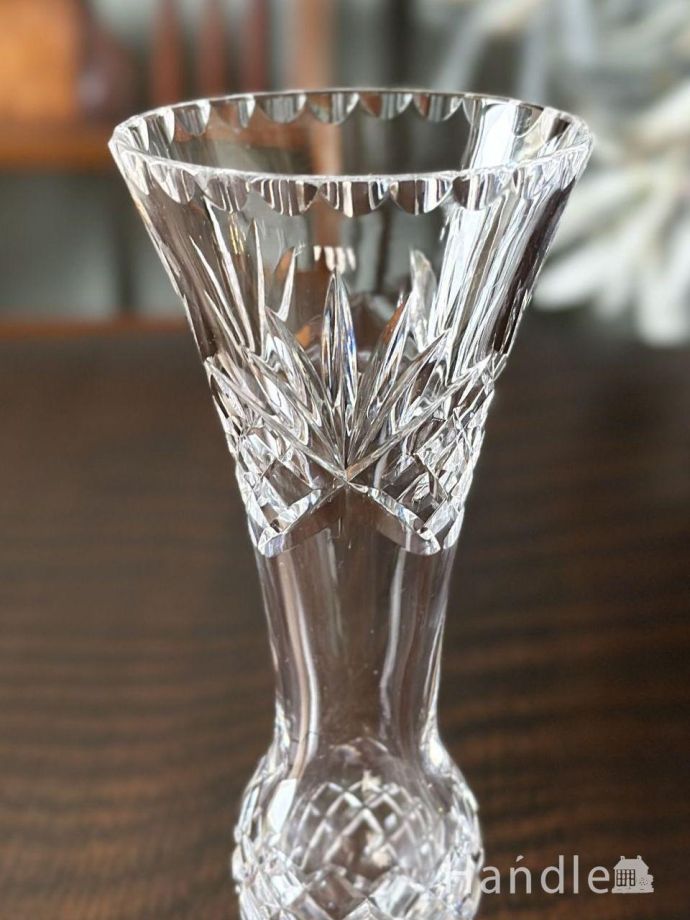 アンティークガラスの花器