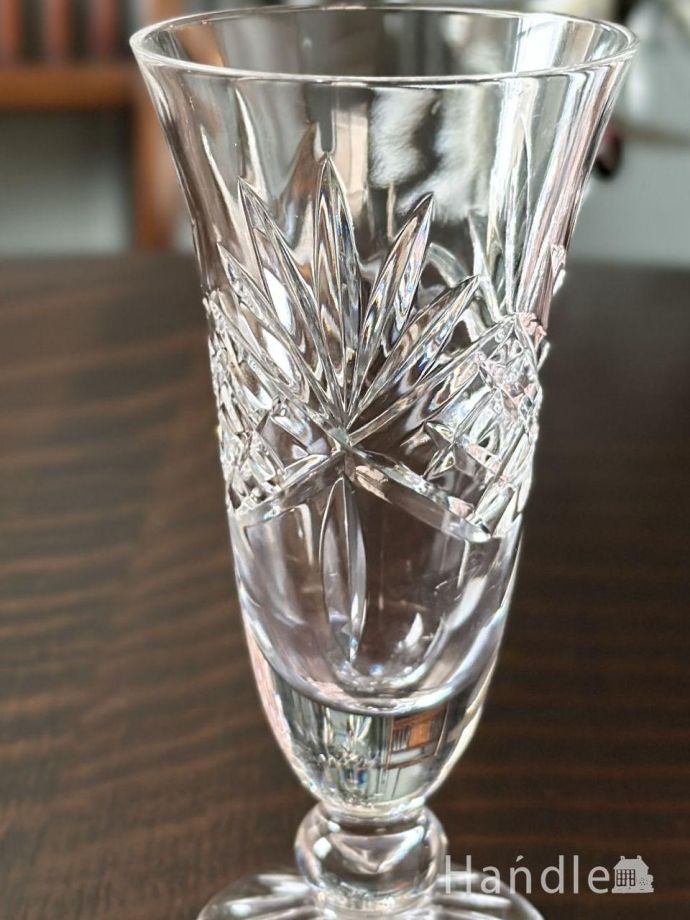 アンティークガラスの花器