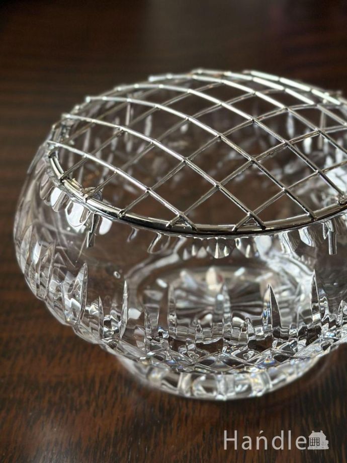 アンティークガラスの雑貨、フラワーベース