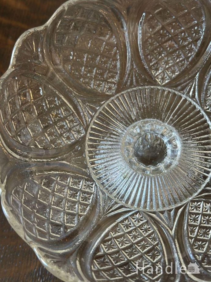 アンティークガラスの器