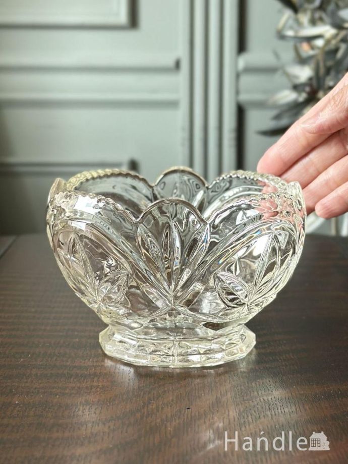 アンティークのガラス食器