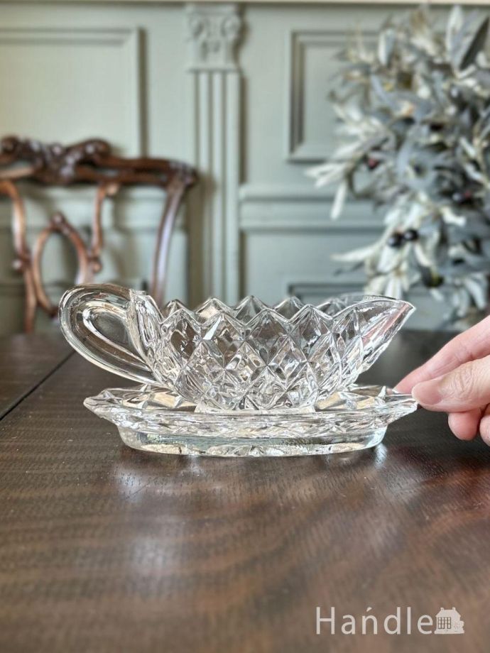 アンティークのガラス食器