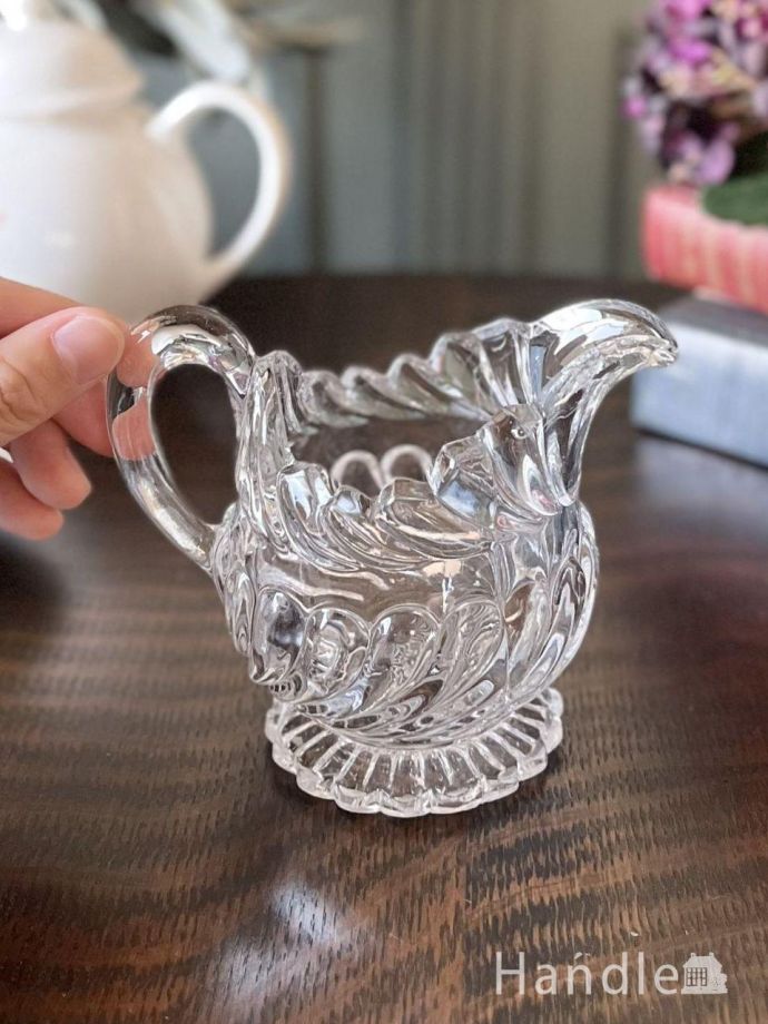 アンティークのガラス食器