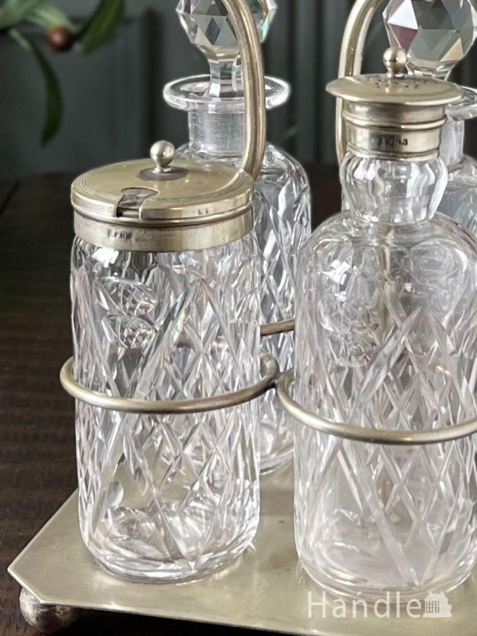 英国アンティークのスパイスセット