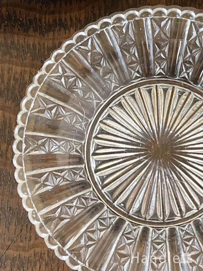 アンティークガラスの器