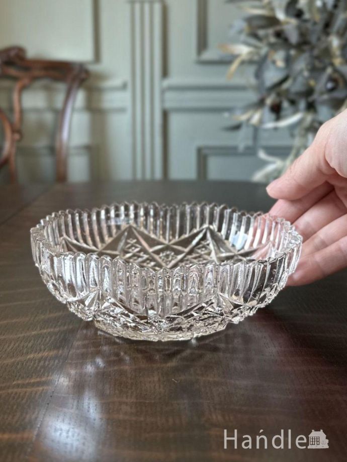 アンティークのガラス食器