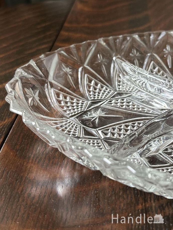 アンティークガラスの器