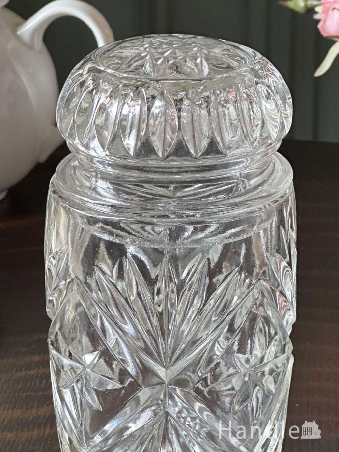 アンティークガラスのピクルスジャー