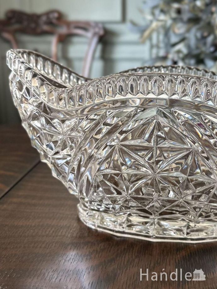 アンティークガラスのボウル