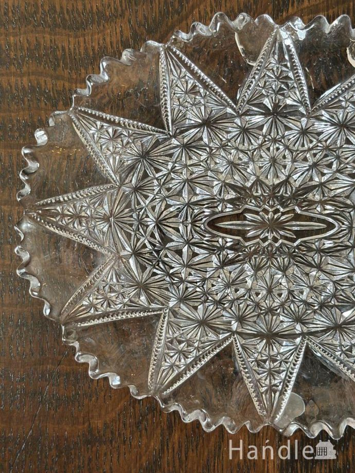 アンティークガラスの器