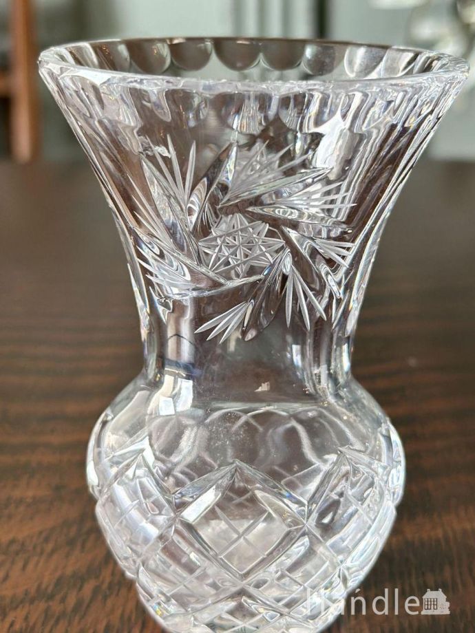 アンティークガラスの花器