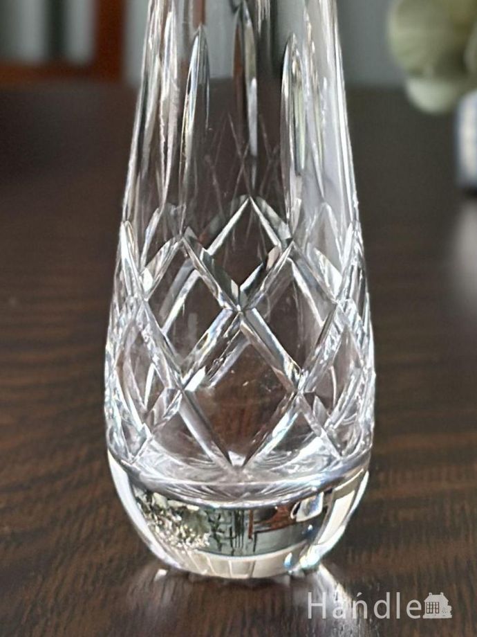 アンティークガラスの雑貨、フラワーベース