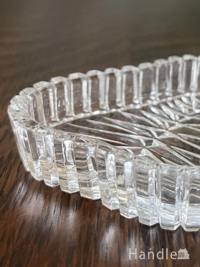 アンティークガラスのアクセサリートレイ