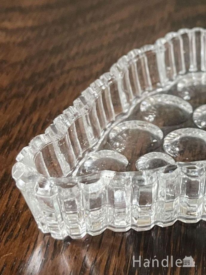 アンティークガラスのアクセサリートレイ