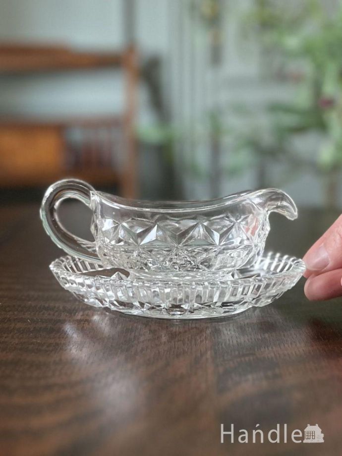 アンティークのガラス食器