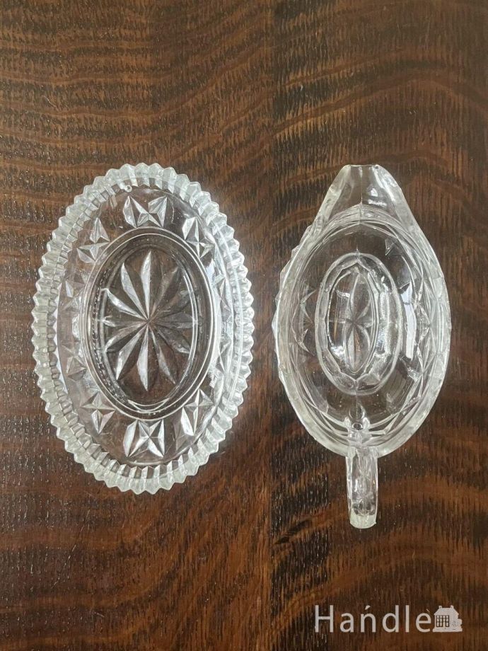 アンティークのガラス雑貨