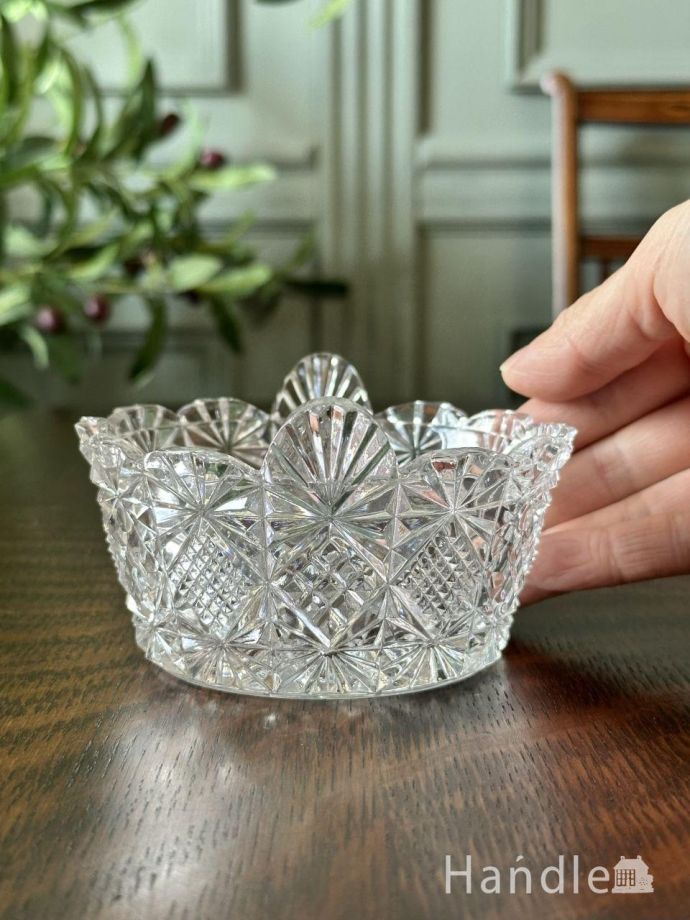 アンティークのガラス食器