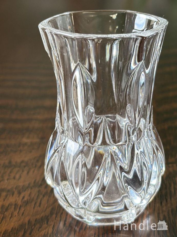 アンティークガラスの雑貨、フラワーベース