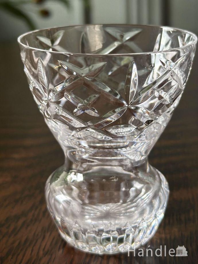 アンティークガラスの雑貨、フラワーベース