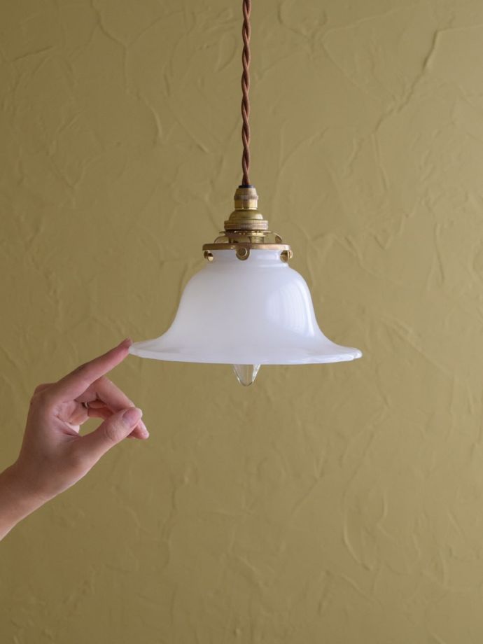 アンティーク調のガラスシェード