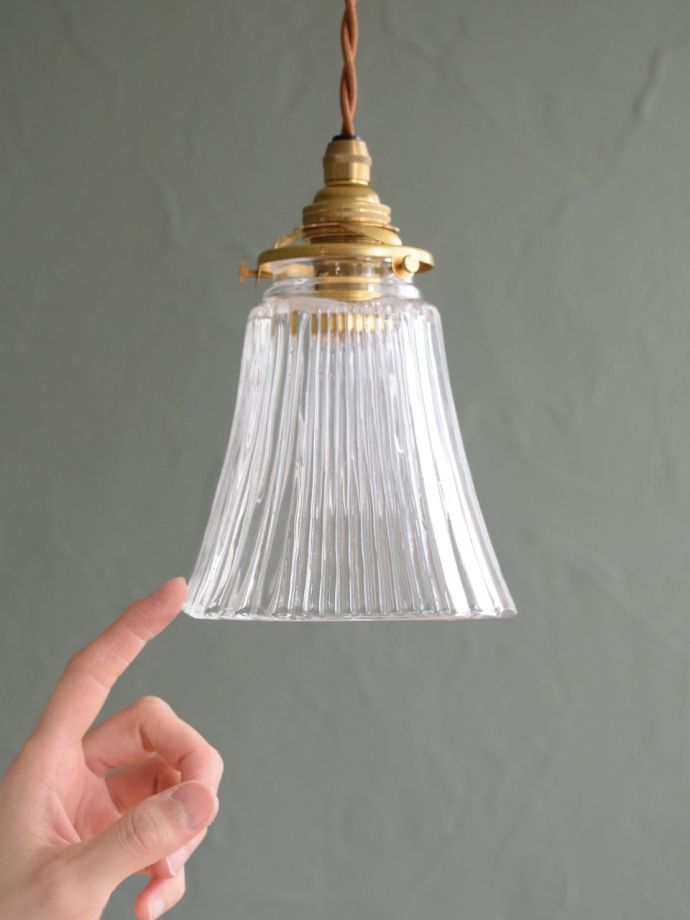 アンティーク調のガラスシェード