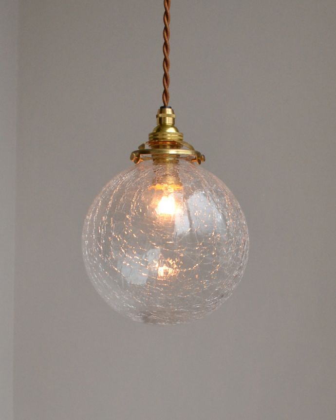 アンティーク風のペンダントライト