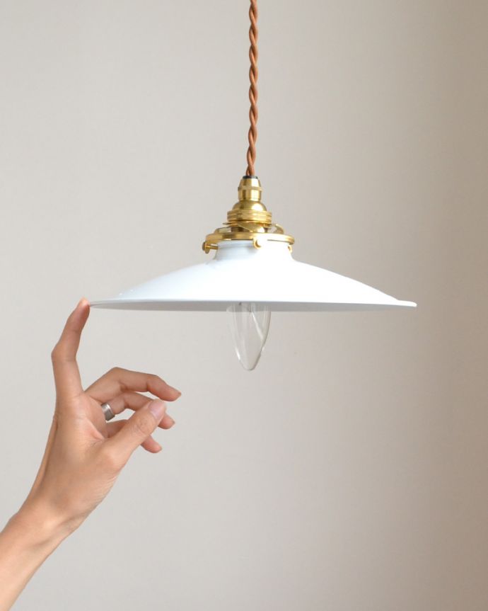 アンティーク調のガラスシェード