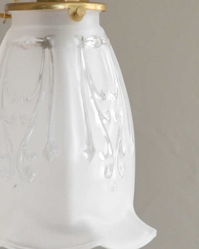 ガラスシェードの模様