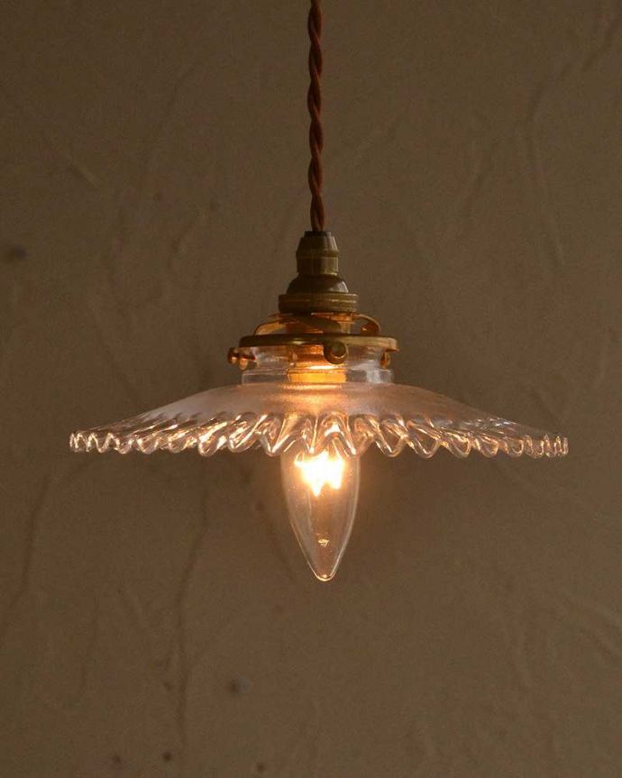 アンティーク風のペンダントライト
