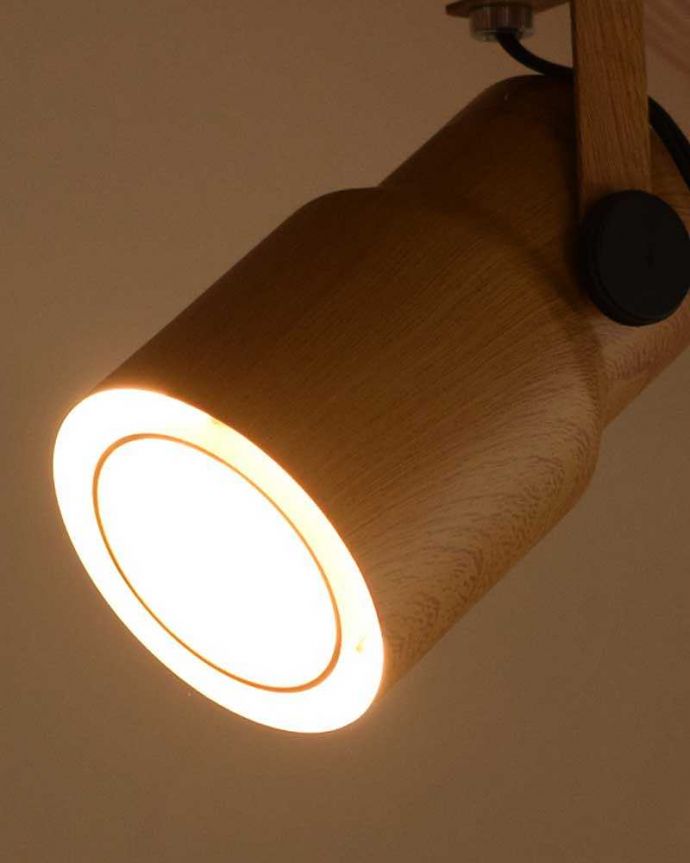 スポットライト　照明・ライティング　オシャレなダクトレール用LED電球セット付きのスポットライト。ＬＥＤ電球をセットでお届けします電球(440lm)もセットでお届けするので届いてすぐに使えます。(pl-202)