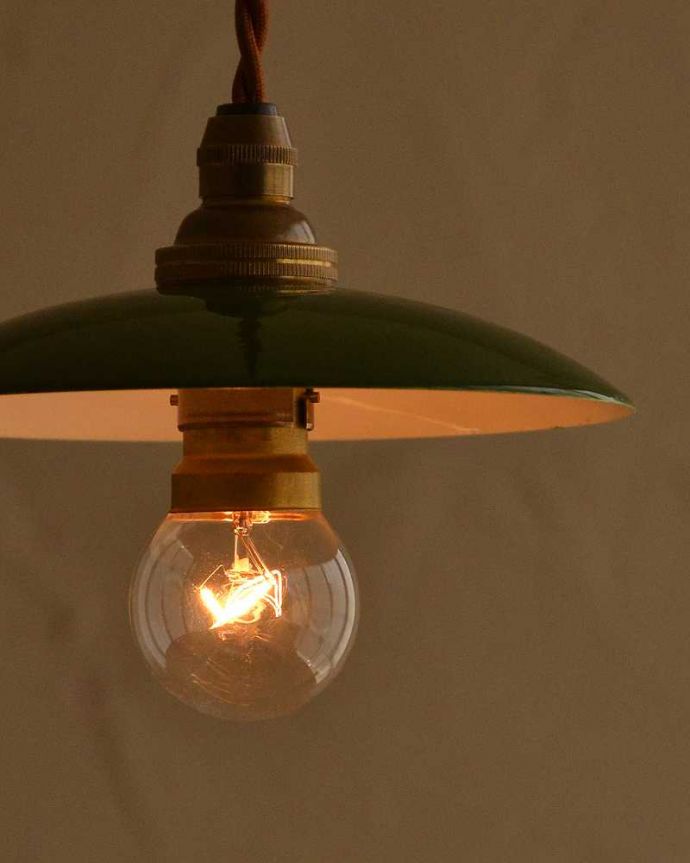 ペンダントライト　照明・ライティング　小さくて可愛い琺瑯のペンダントライト （コード・シャンデリア電球・ギャラリーなし）。。(pl-216)