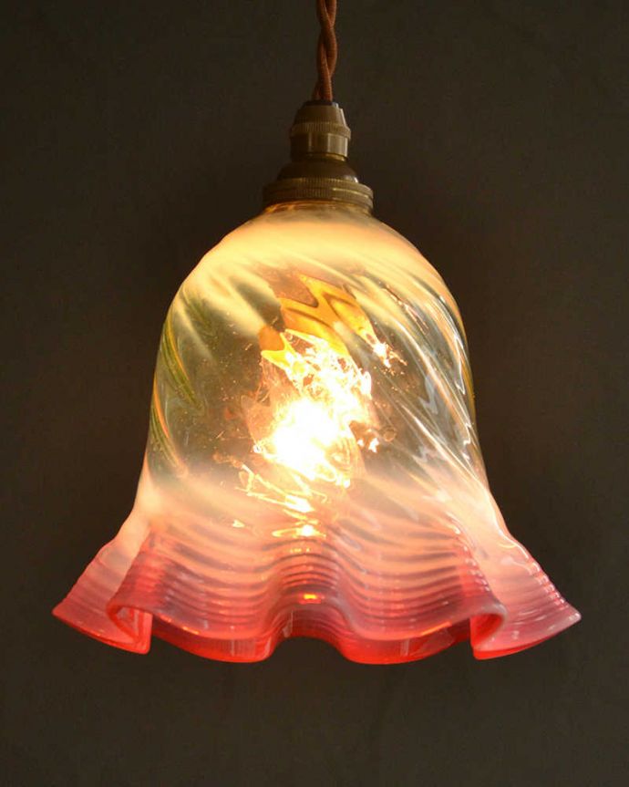 アンティーク風のペンダントライト