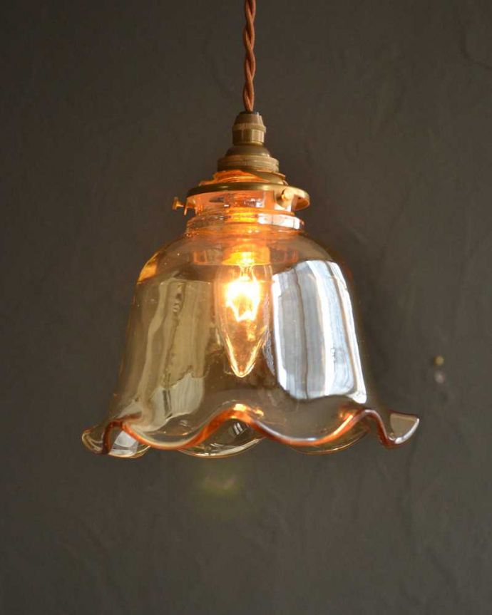 アンティーク風のペンダントライト