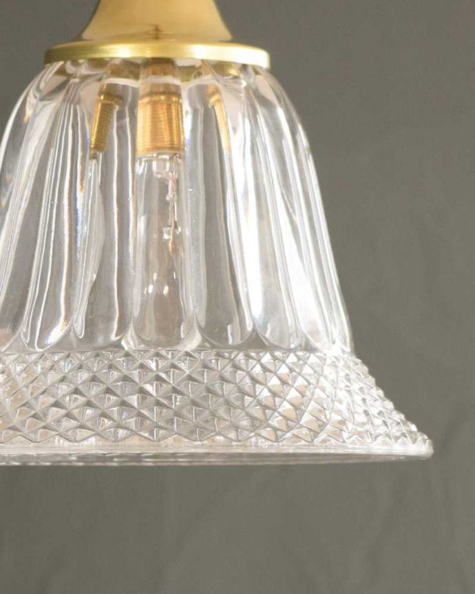 ガラスシェードの模様