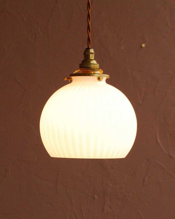 アンティーク風のペンダントライト