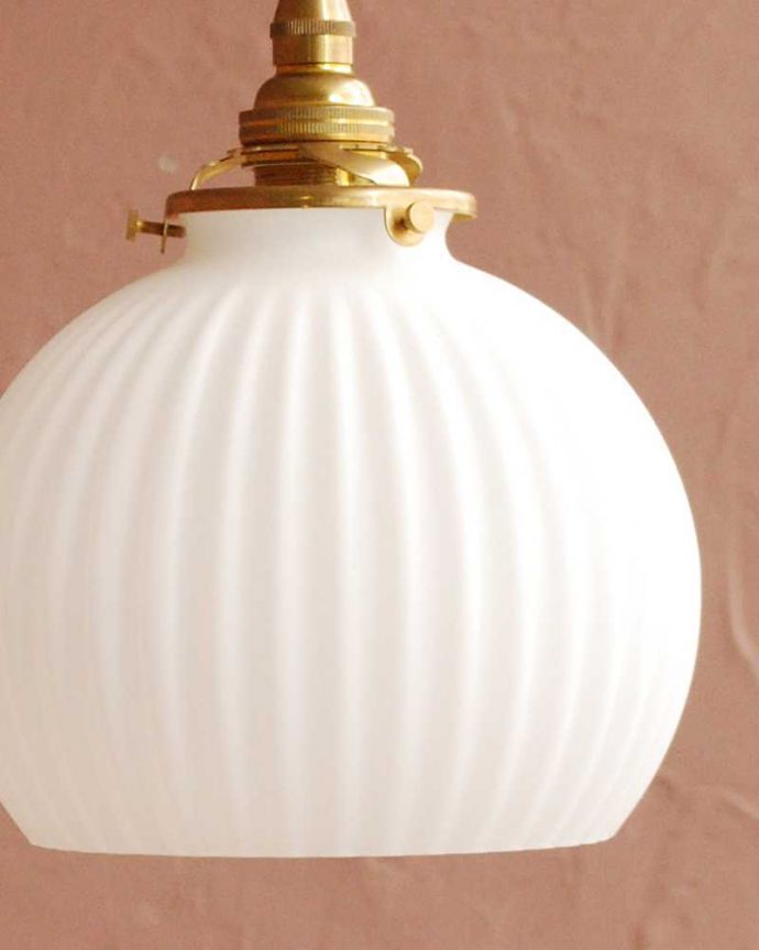 ガラスシェードの模様