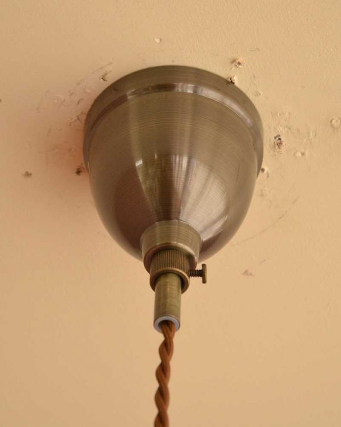 ペンダントライト 照明・ライティング ラタンのペンダントライト(E17型 40W相当LED電球(電球色)付き)。カバーも付いています。(pl-289)