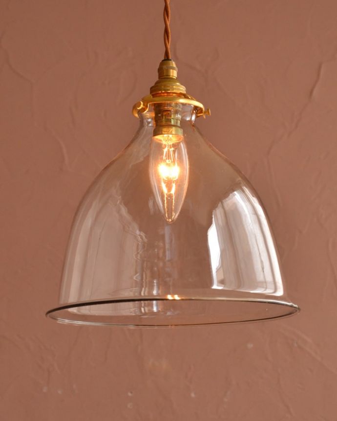 アンティーク風のペンダントライト