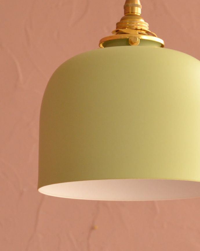 照明・ライティング　アイアンシェード・フェズ・モスグリーン　アンティーク風の可愛いデザインまるでアンティークのような可愛らしいデザイン。(pl-301)