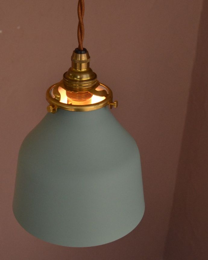 照明・ライティング アイアンシェード・エナン・ミント コードは日本仕様お客様のご希望に合わせてお作りしてからお届けします。(pl-302)