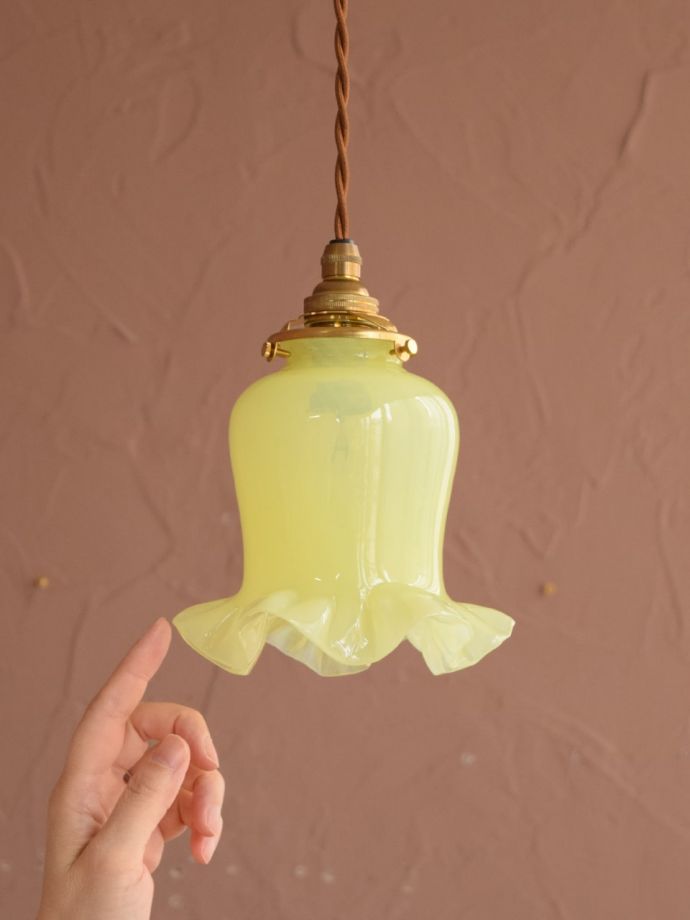 アンティーク調のガラスシェード