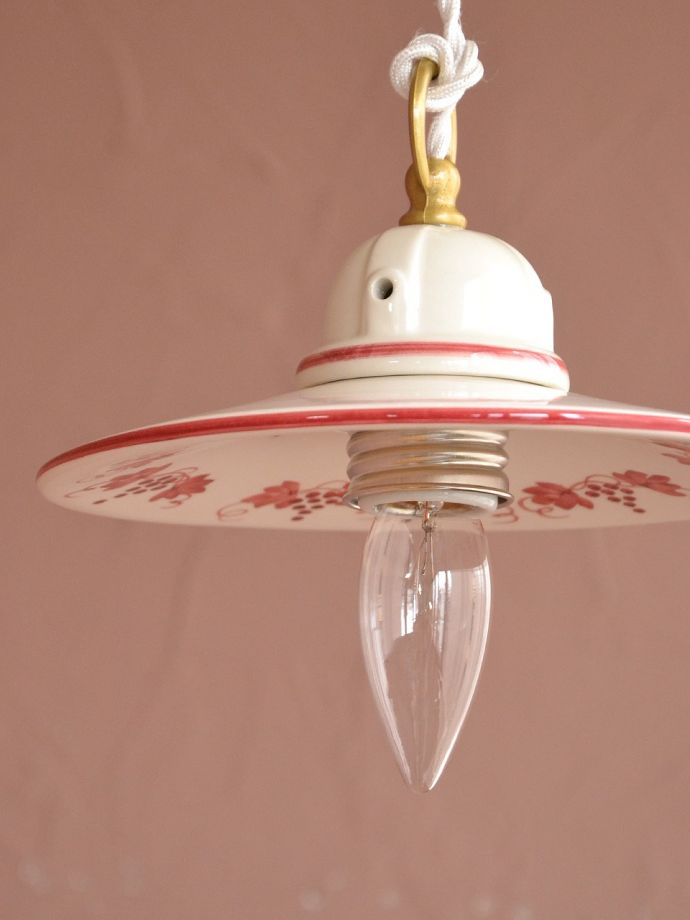 陶器のペンダントライト