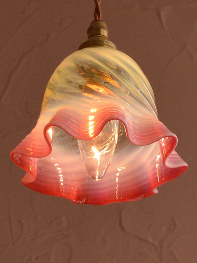 アンティーク風照明の美しい灯り