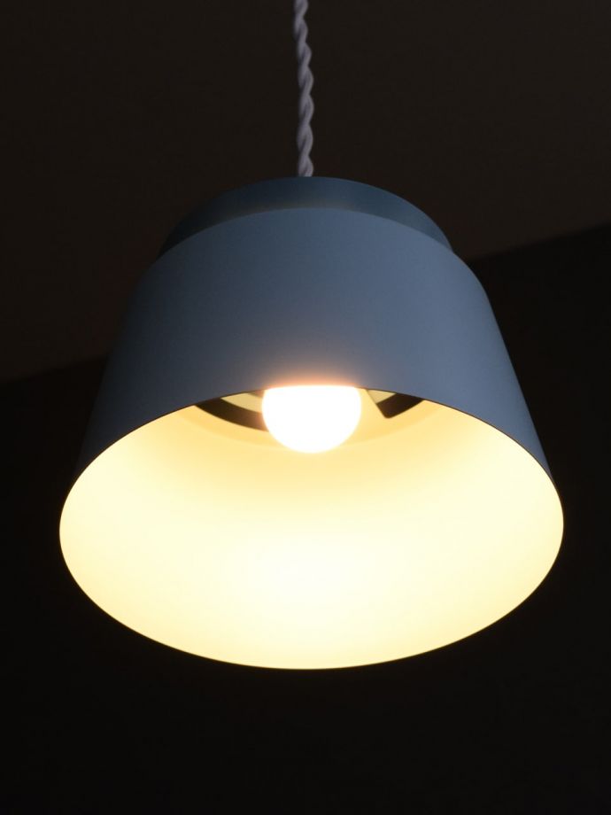 点灯後のペンダントライト