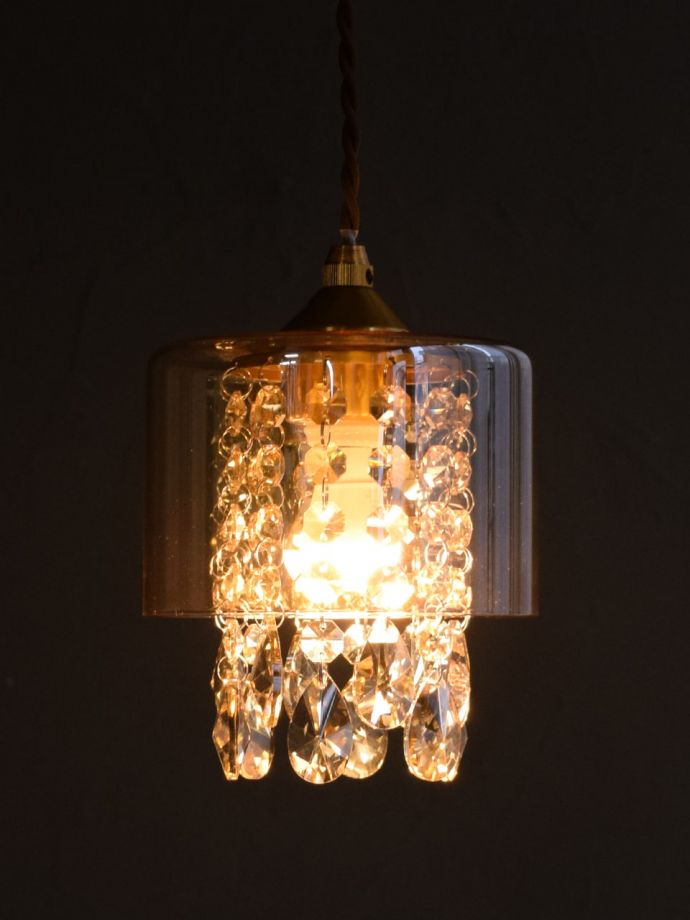 アンティーク風のミニシャンデリア