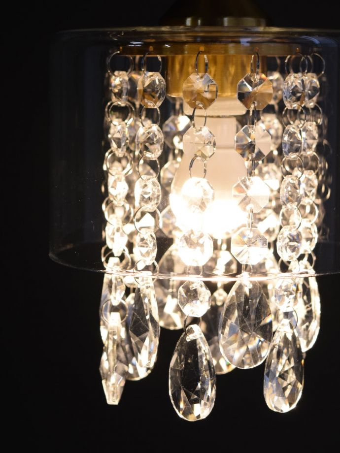 点灯後のペンダントライト