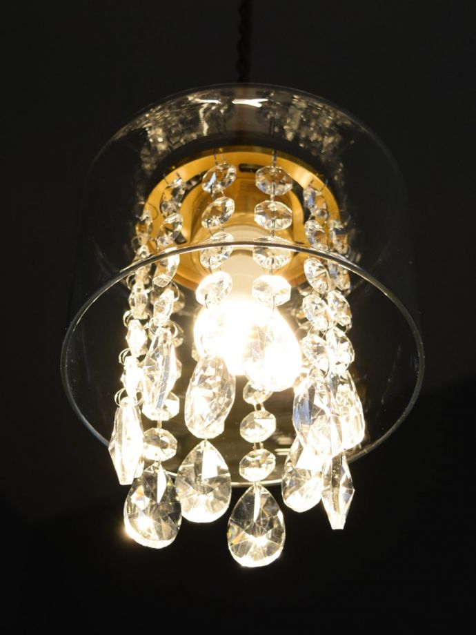 点灯後のペンダントライト