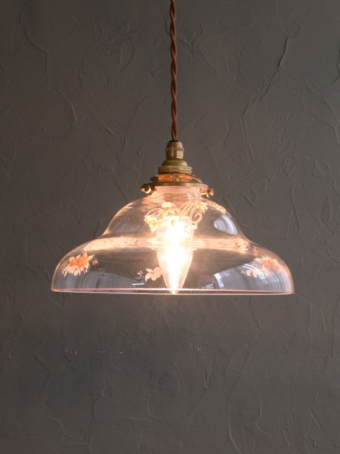 アンティーク風のペンダントライト