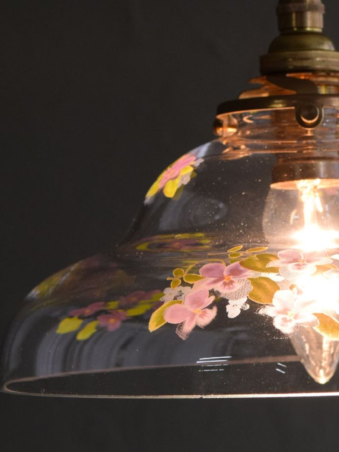 点灯後のペンダントライト